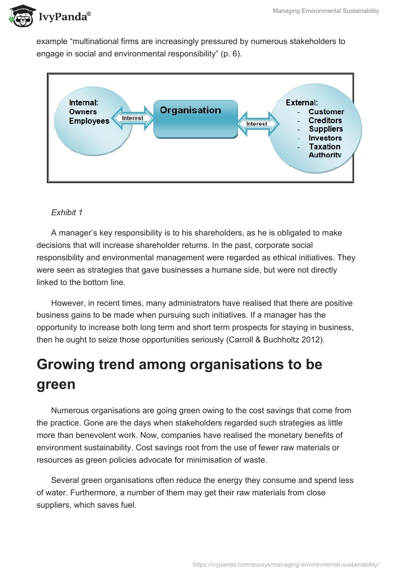 Managing Environmental Sustainability. Page 3