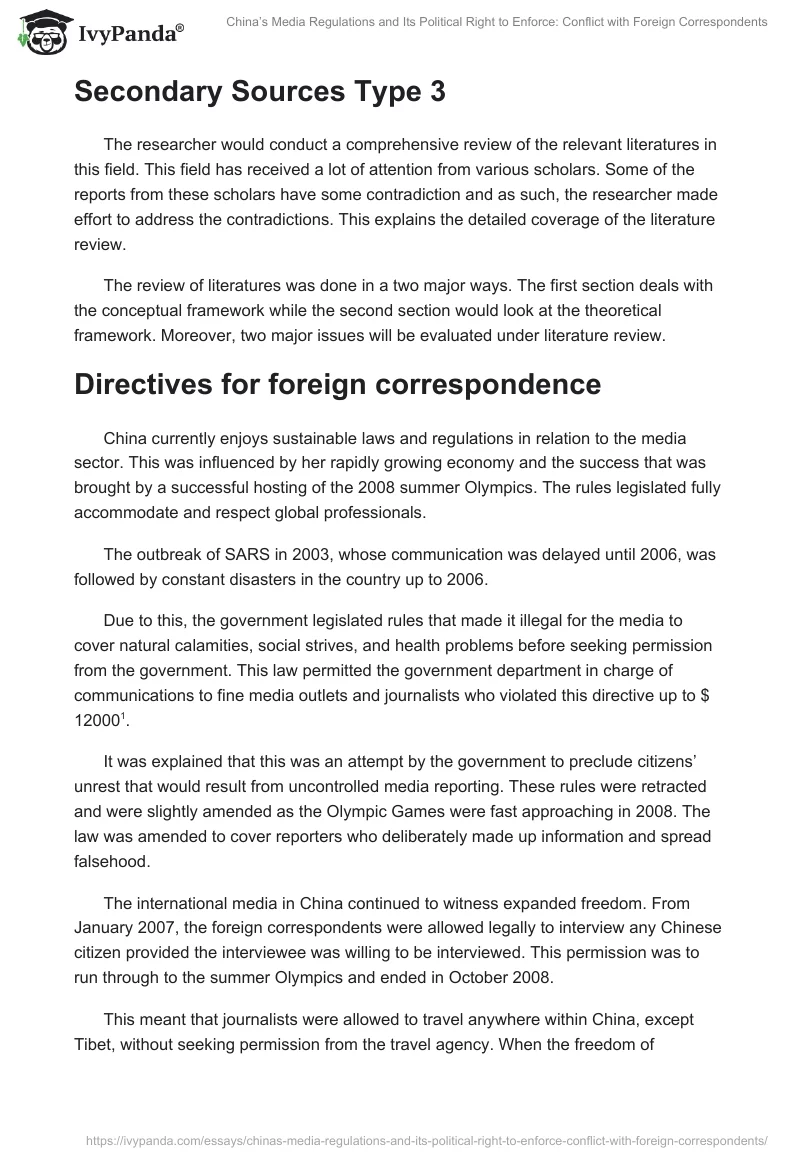 China’s Media Regulations and Its Political Right to Enforce: Conflict With Foreign Correspondents. Page 5
