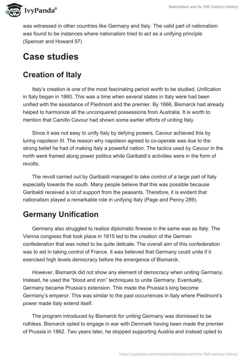 Nationalism and Its 19th Century History. Page 3