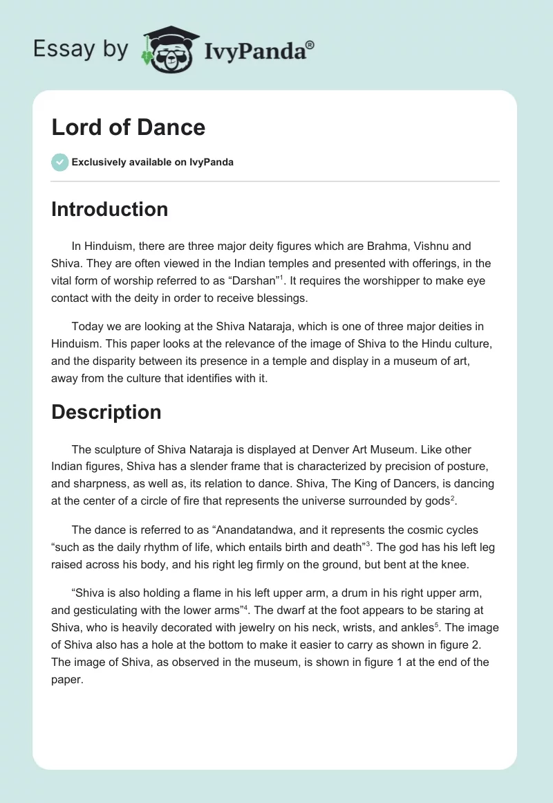 Lord of Dance. Page 1