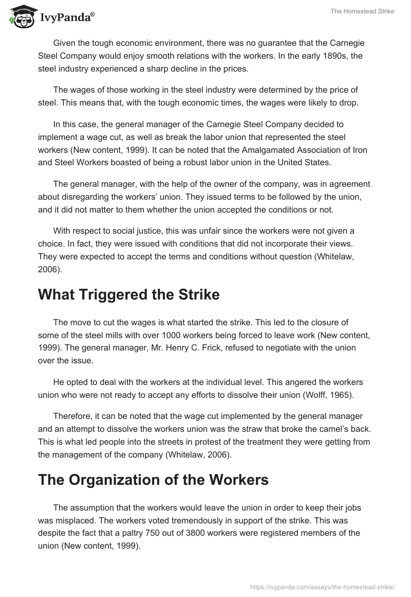 The Homestead Strike. Page 3