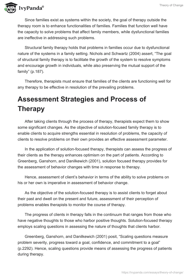 Theory of Change. Page 4