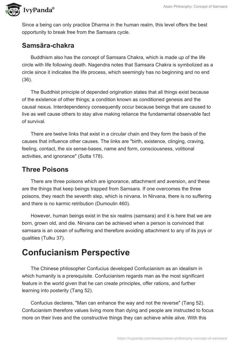 Asian Philosophy: Concept of Samsara. Page 3