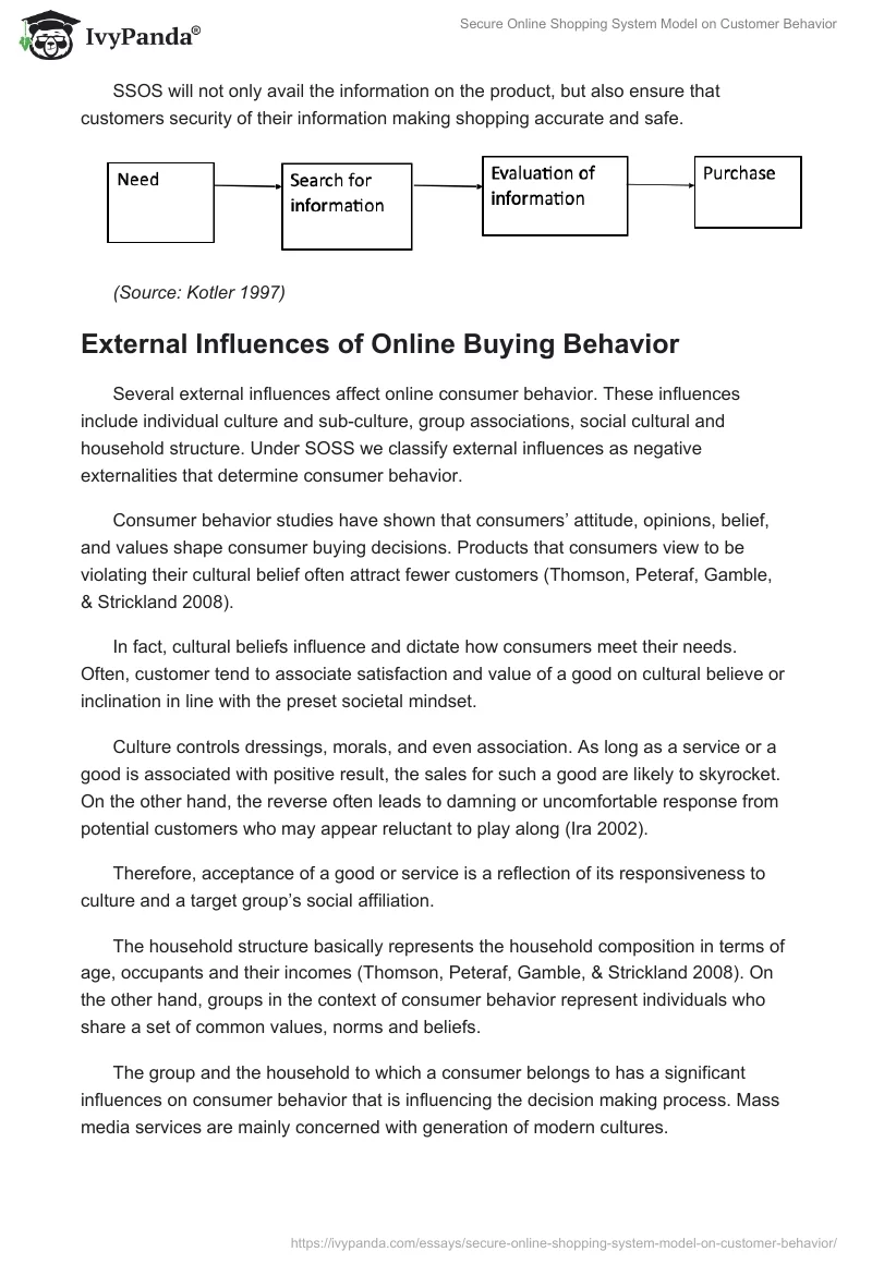 Secure Online Shopping System Model on Customer Behavior. Page 5