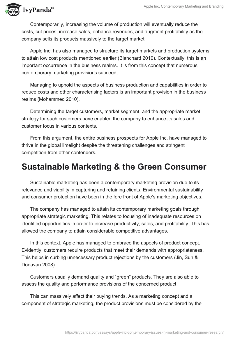 Apple Inc. Contemporary Marketing and Branding. Page 3