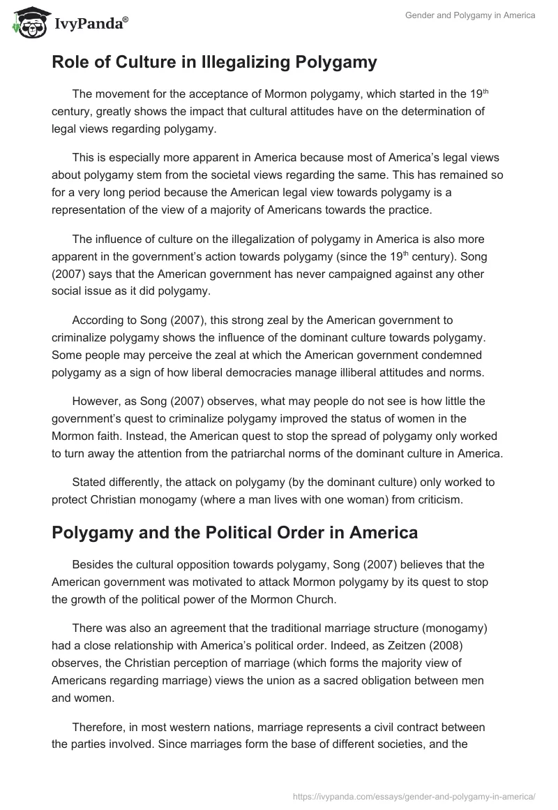 Gender and Polygamy in America. Page 4