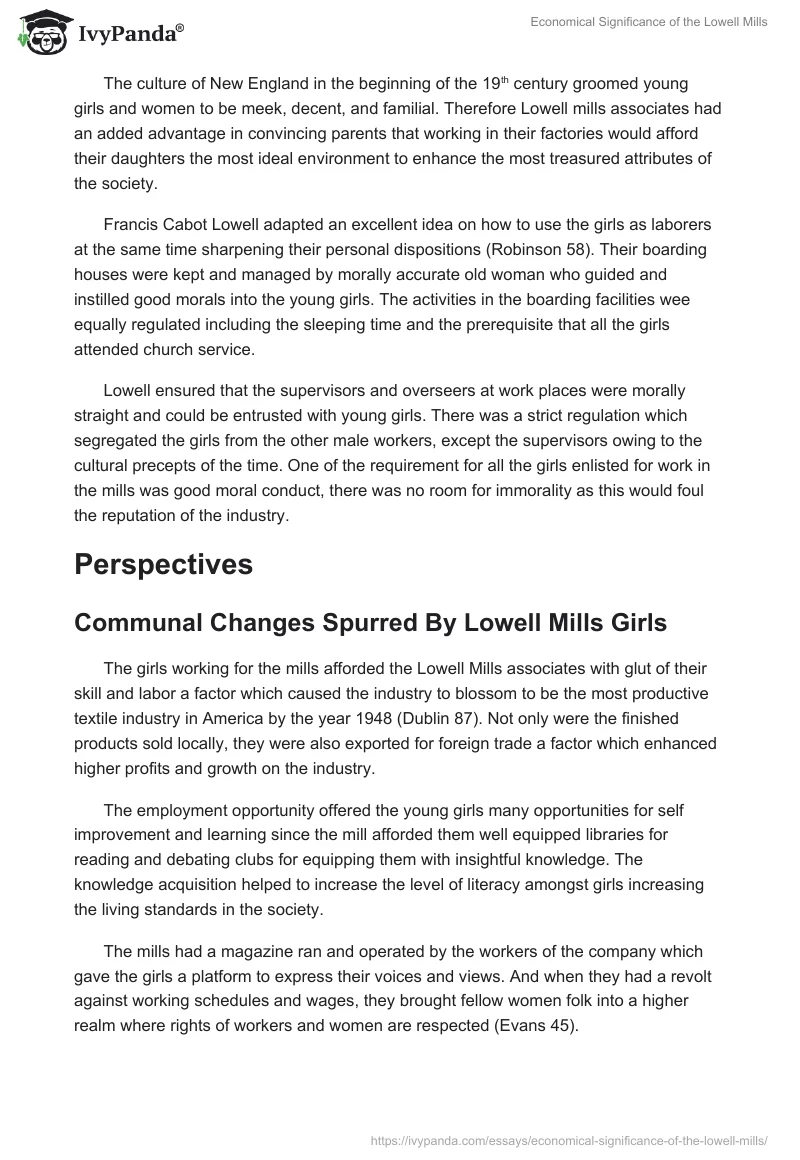 Economical Significance of the Lowell Mills. Page 3