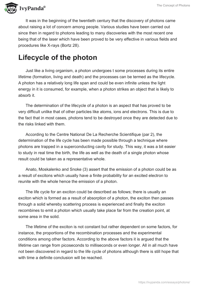 The Concept of Photons. Page 2