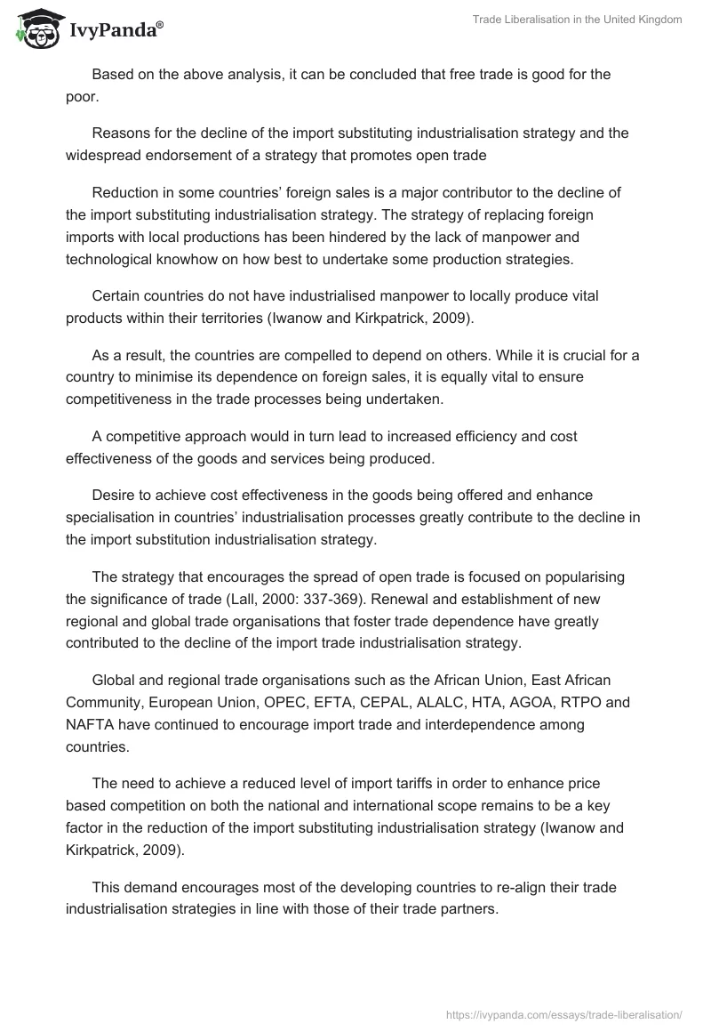 Trade Liberalisation in the United Kingdom. Page 3