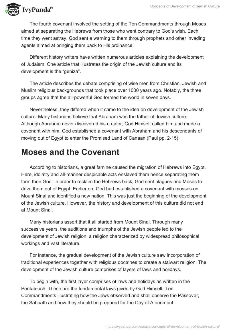 Concepts of Development of Jewish Culture. Page 2
