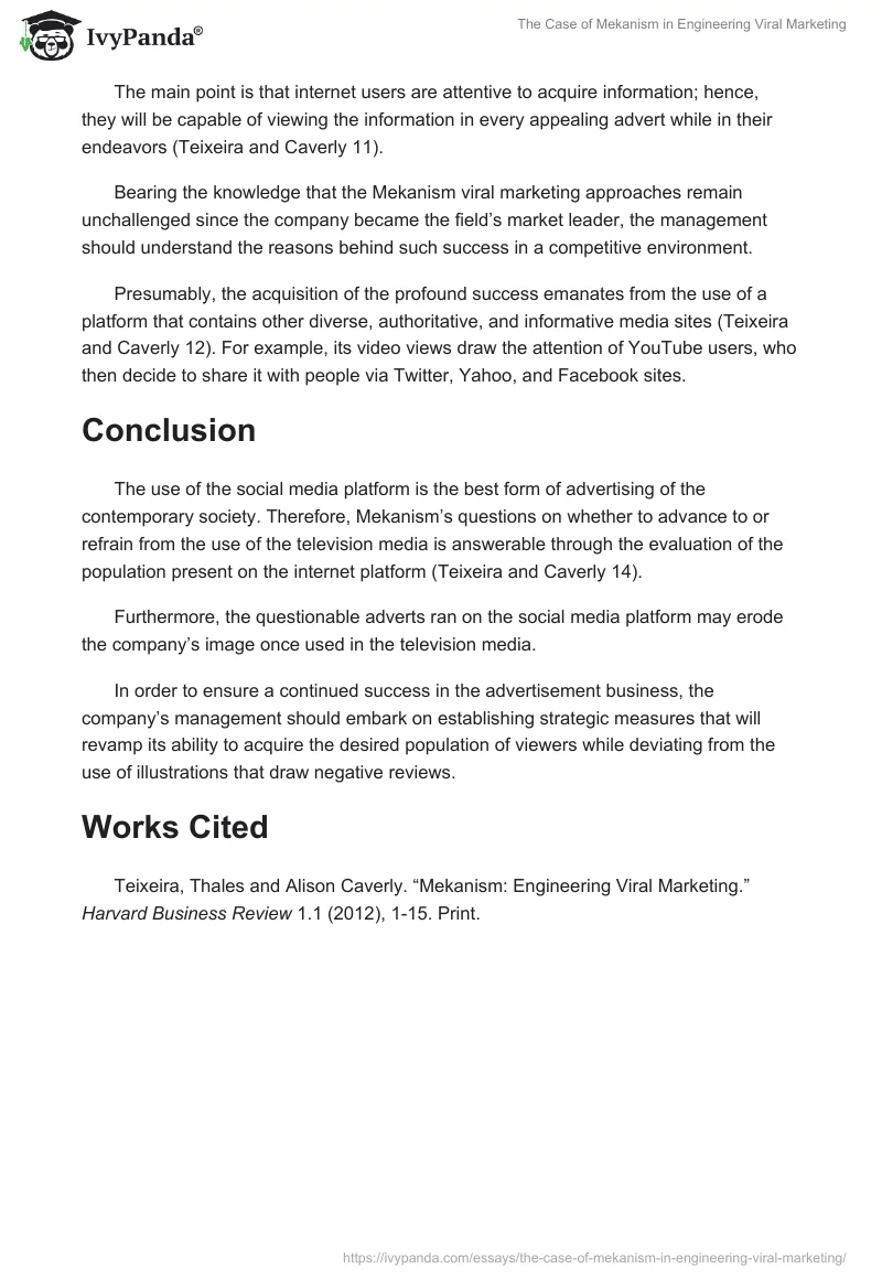 The Case of Mekanism in Engineering Viral Marketing. Page 4