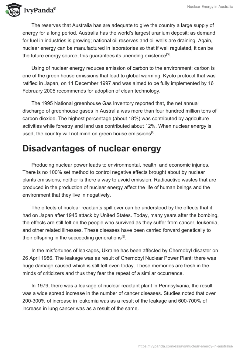 Nuclear Energy in Australia. Page 2