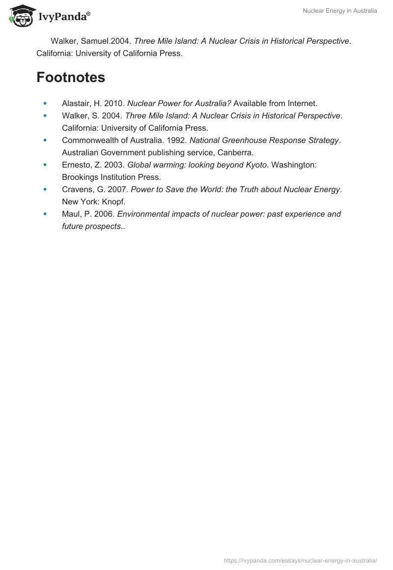 Nuclear Energy in Australia. Page 4