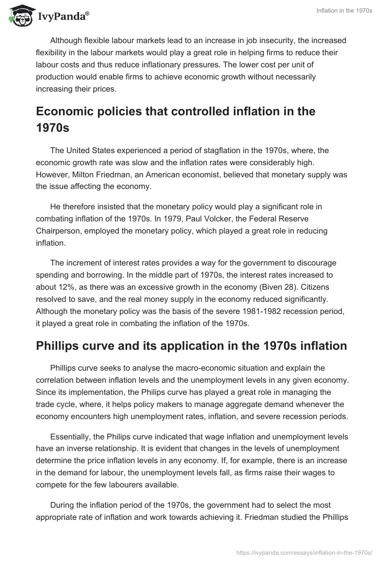 Inflation in the 1970s. Page 3