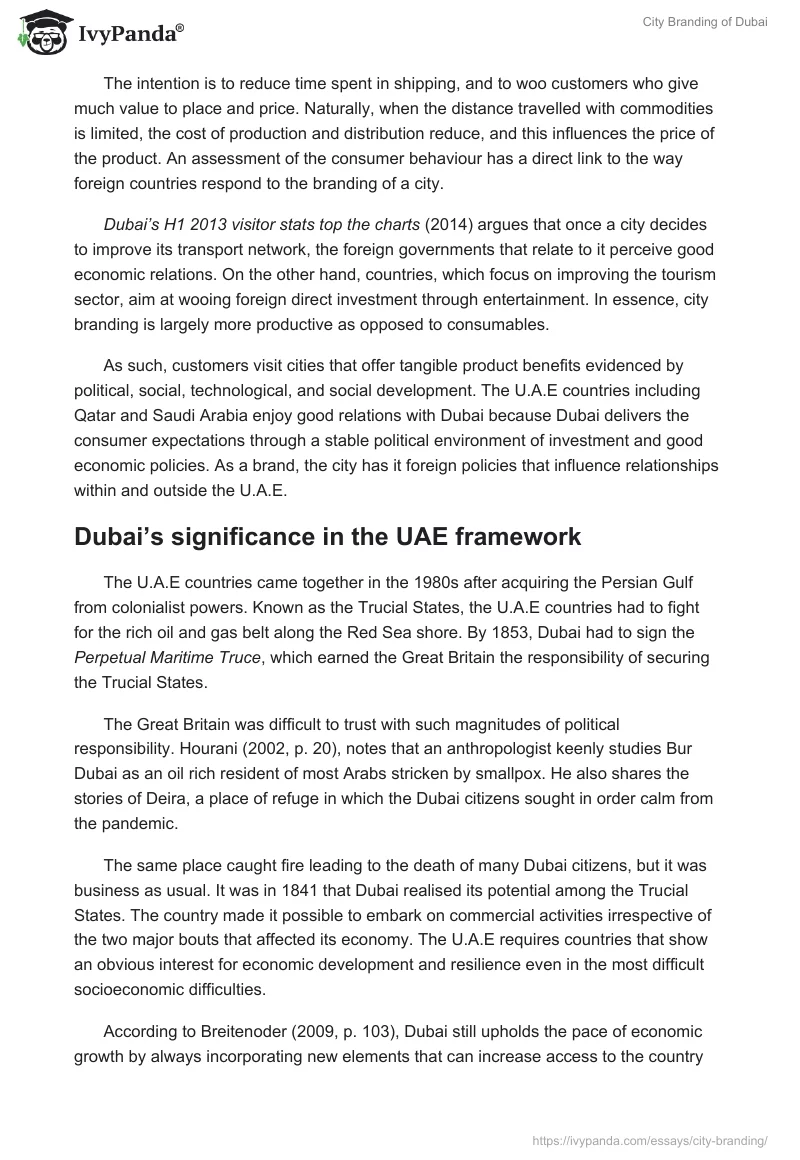 City Branding of Dubai. Page 4