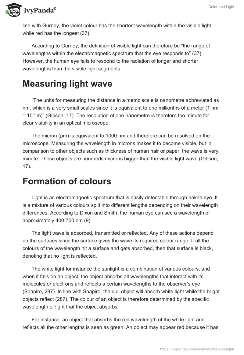 Color and Light. Page 2