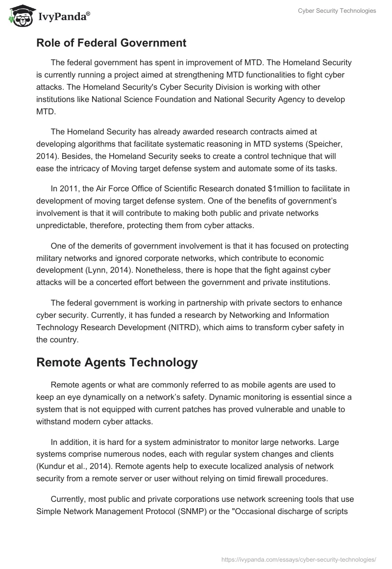 Cyber Security Technologies. Page 5