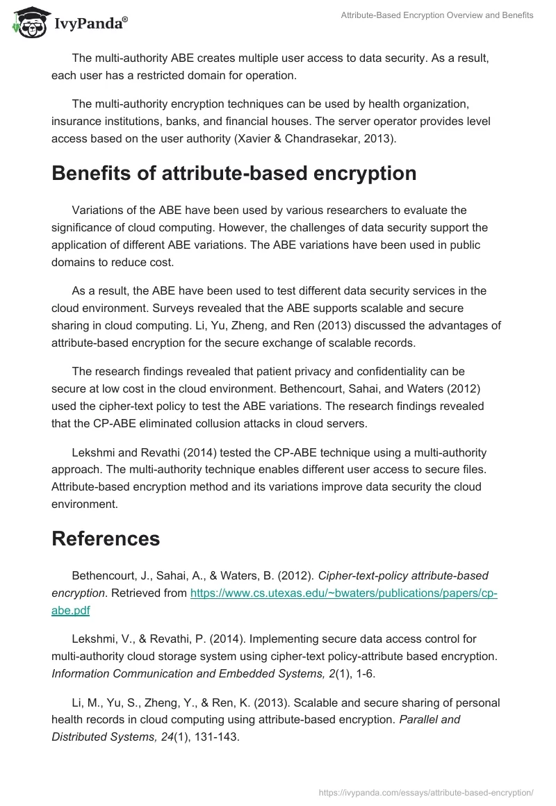 Attribute-Based Encryption Overview and Benefits. Page 3