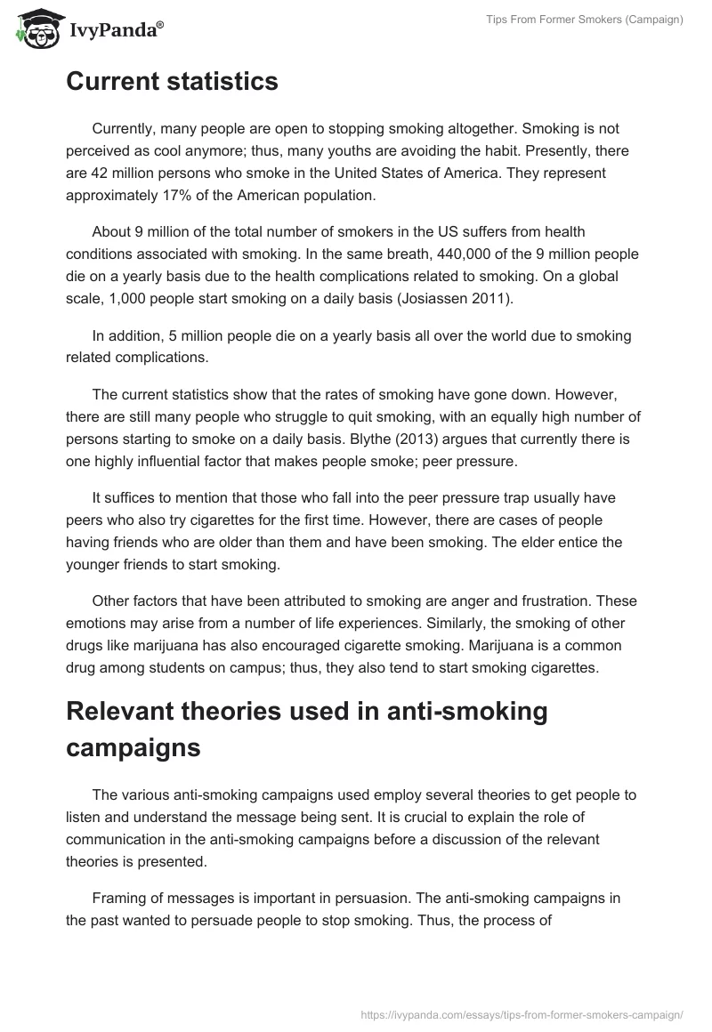 Tips From Former Smokers (Campaign). Page 3