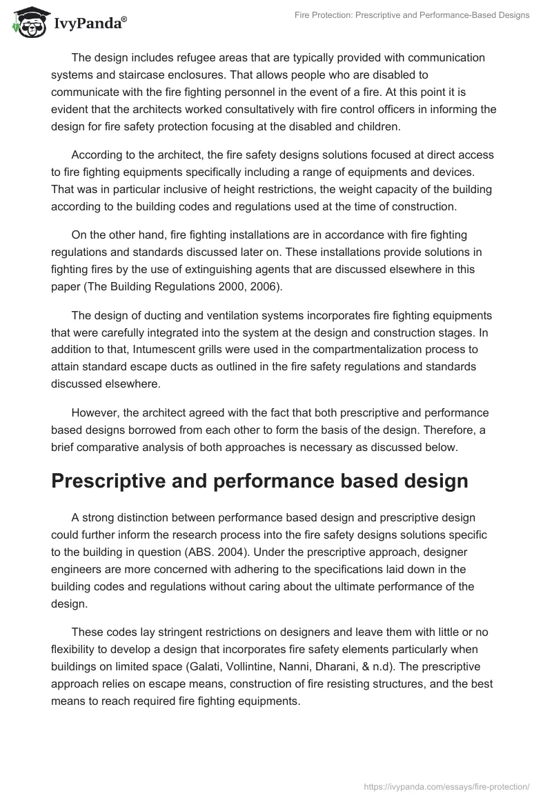 Fire Protection: Prescriptive and Performance-Based Designs. Page 3