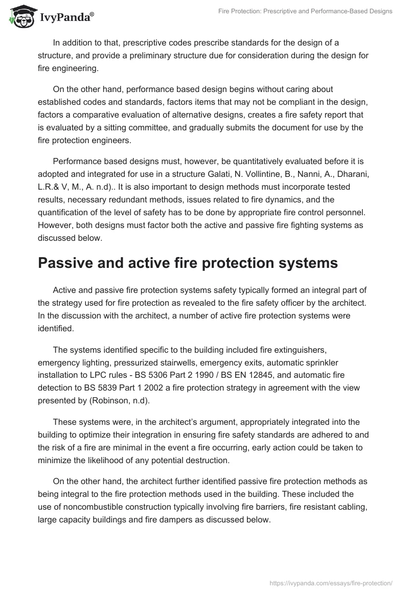 Fire Protection: Prescriptive and Performance-Based Designs. Page 4