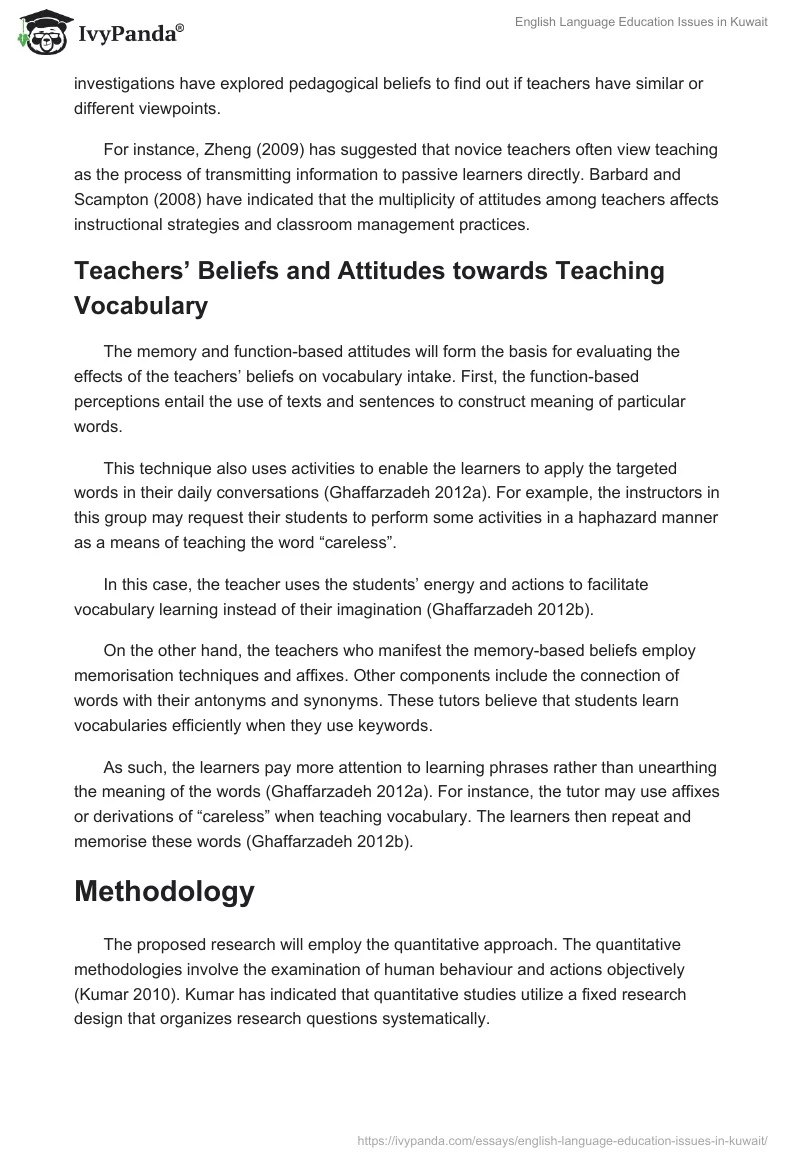 English Language Education Issues in Kuwait. Page 4
