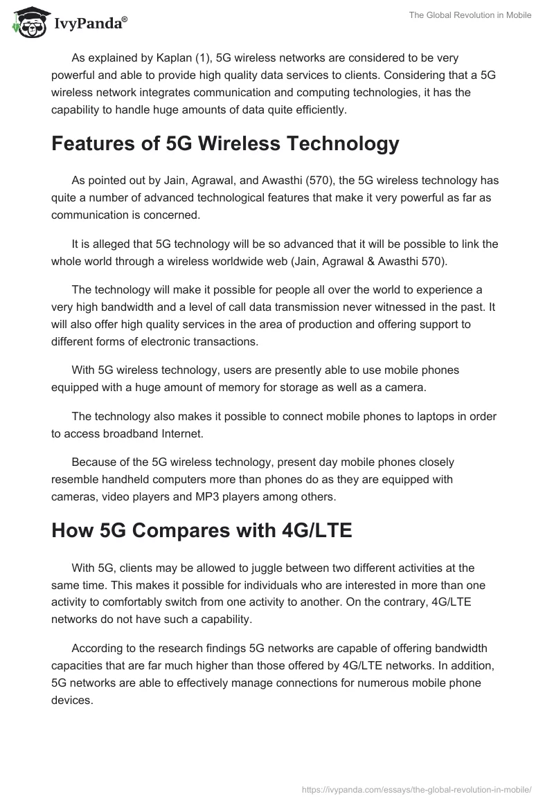 The Global Revolution in Mobile. Page 2