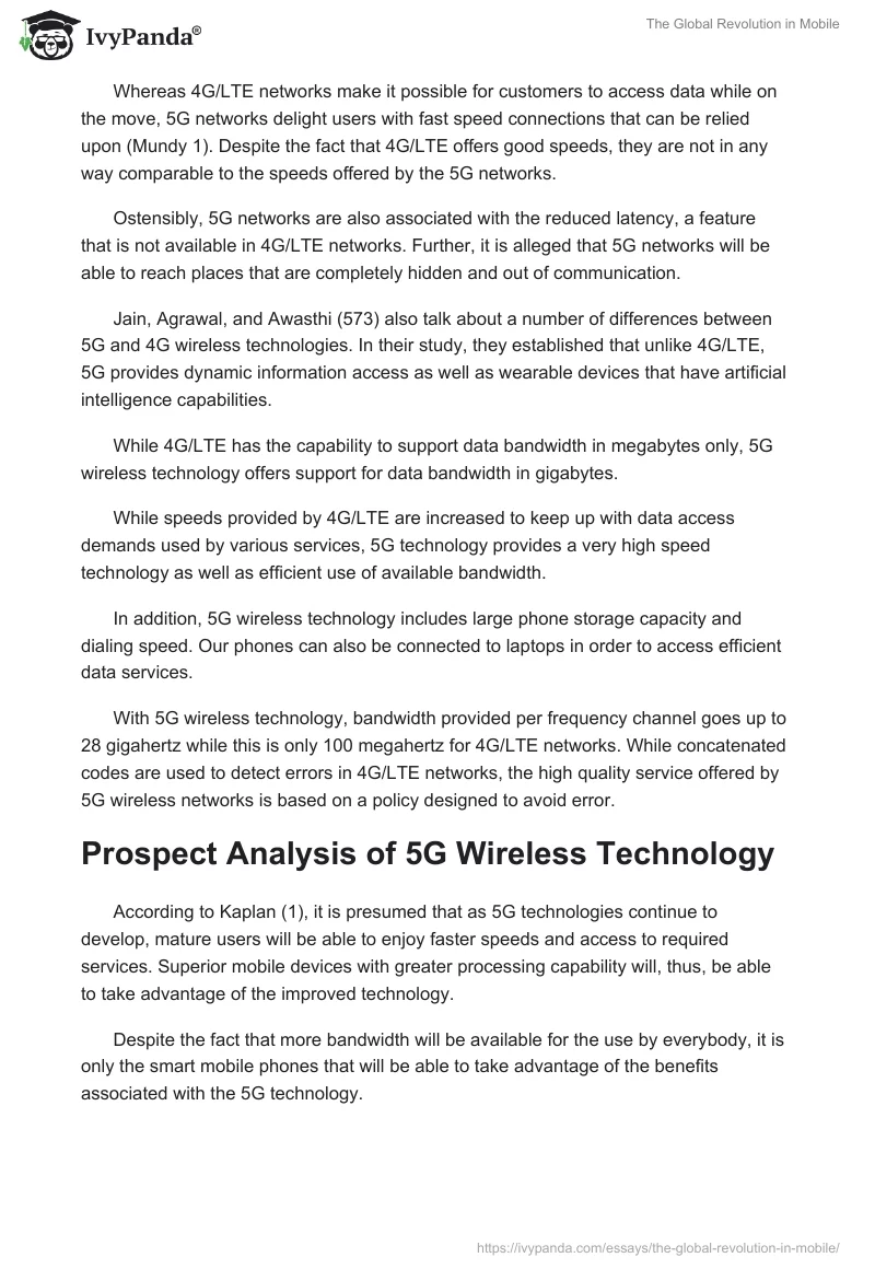 The Global Revolution in Mobile. Page 3