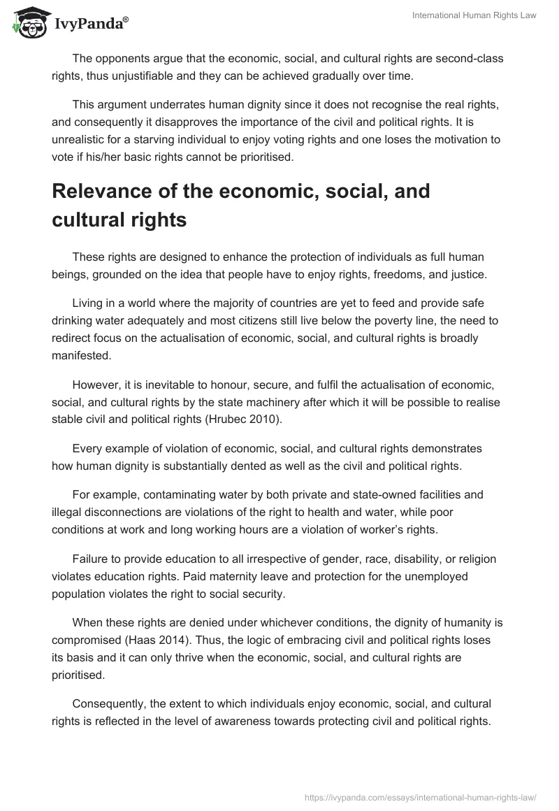 International Human Rights Law. Page 3