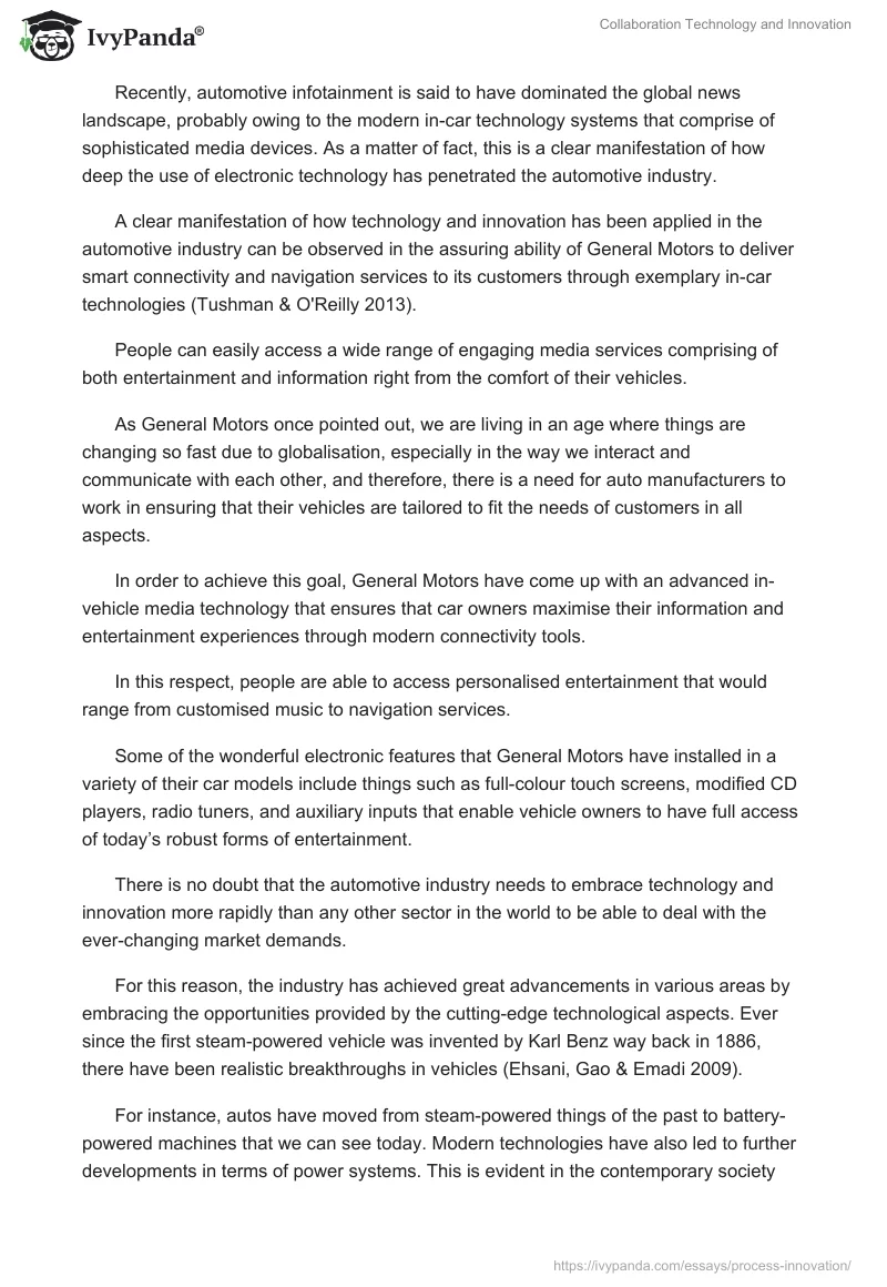 Collaboration Technology and Innovation. Page 3