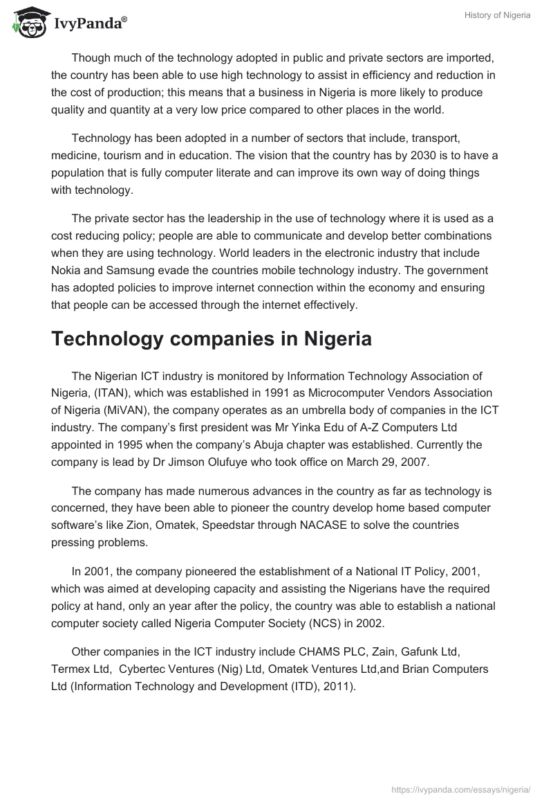 History of Nigeria. Page 5
