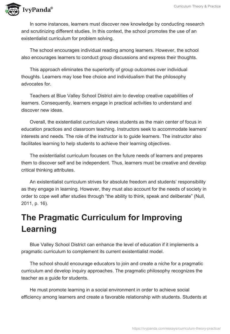 Curriculum Theory & Practice. Page 3