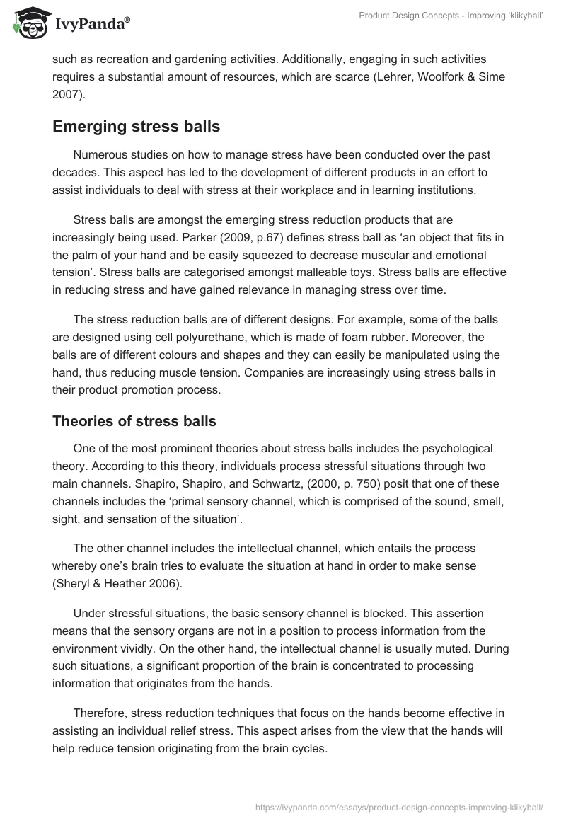 Product Design Concepts - Improving ‘klikyball’. Page 4