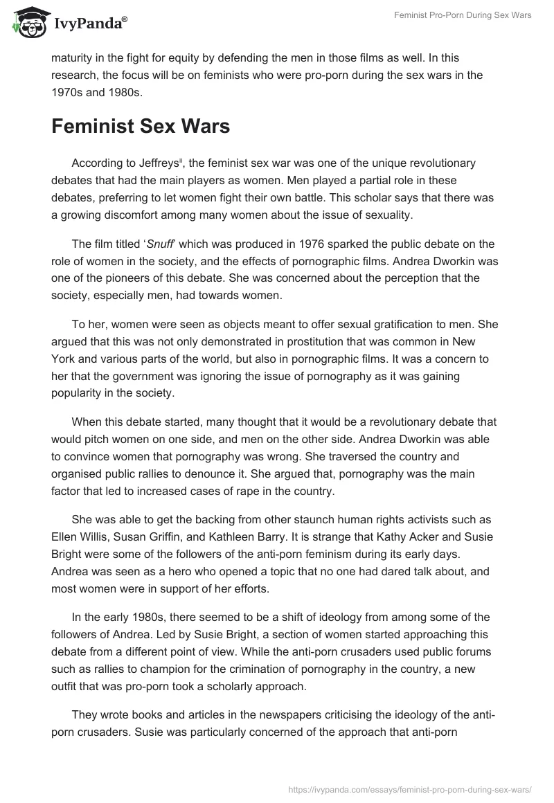 Feminist Pro-Porn During Sex Wars. Page 2