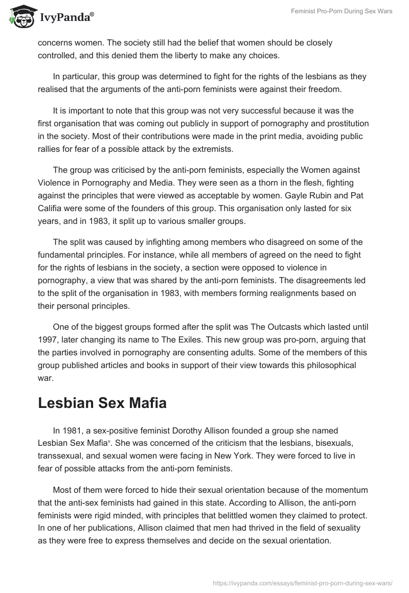 Feminist Pro-Porn During Sex Wars. Page 4