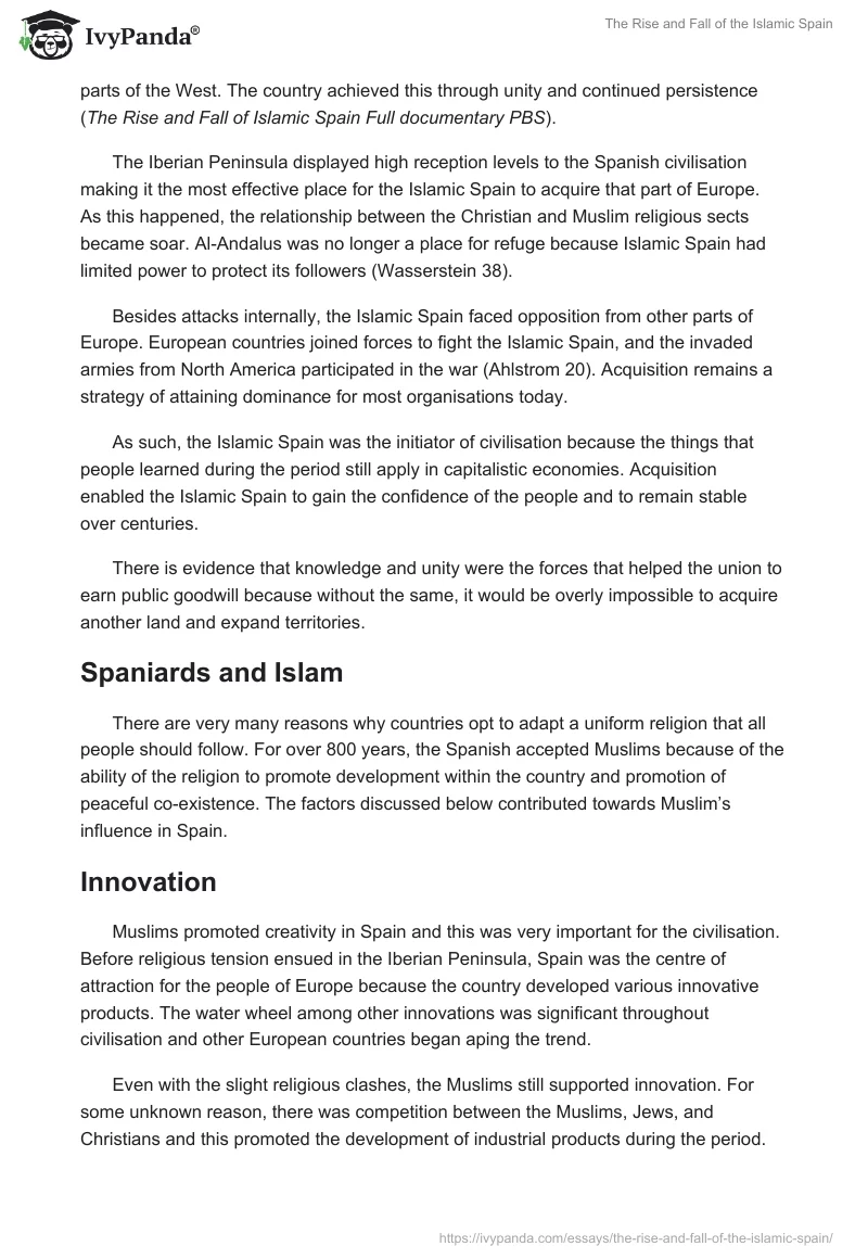 The Rise and Fall of the Islamic Spain. Page 4