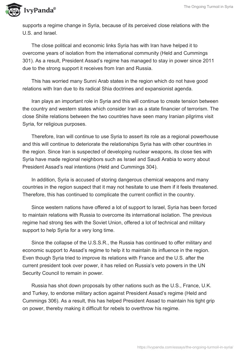 The Ongoing Turmoil in Syria. Page 5