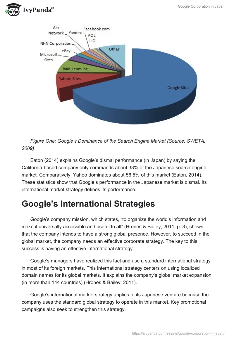 Google Corporation in Japan. Page 4