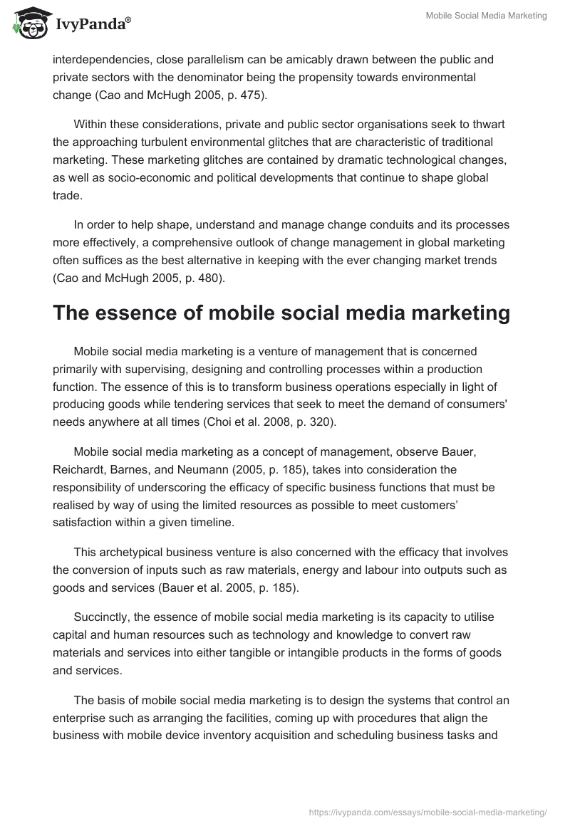 Mobile Social Media Marketing. Page 4