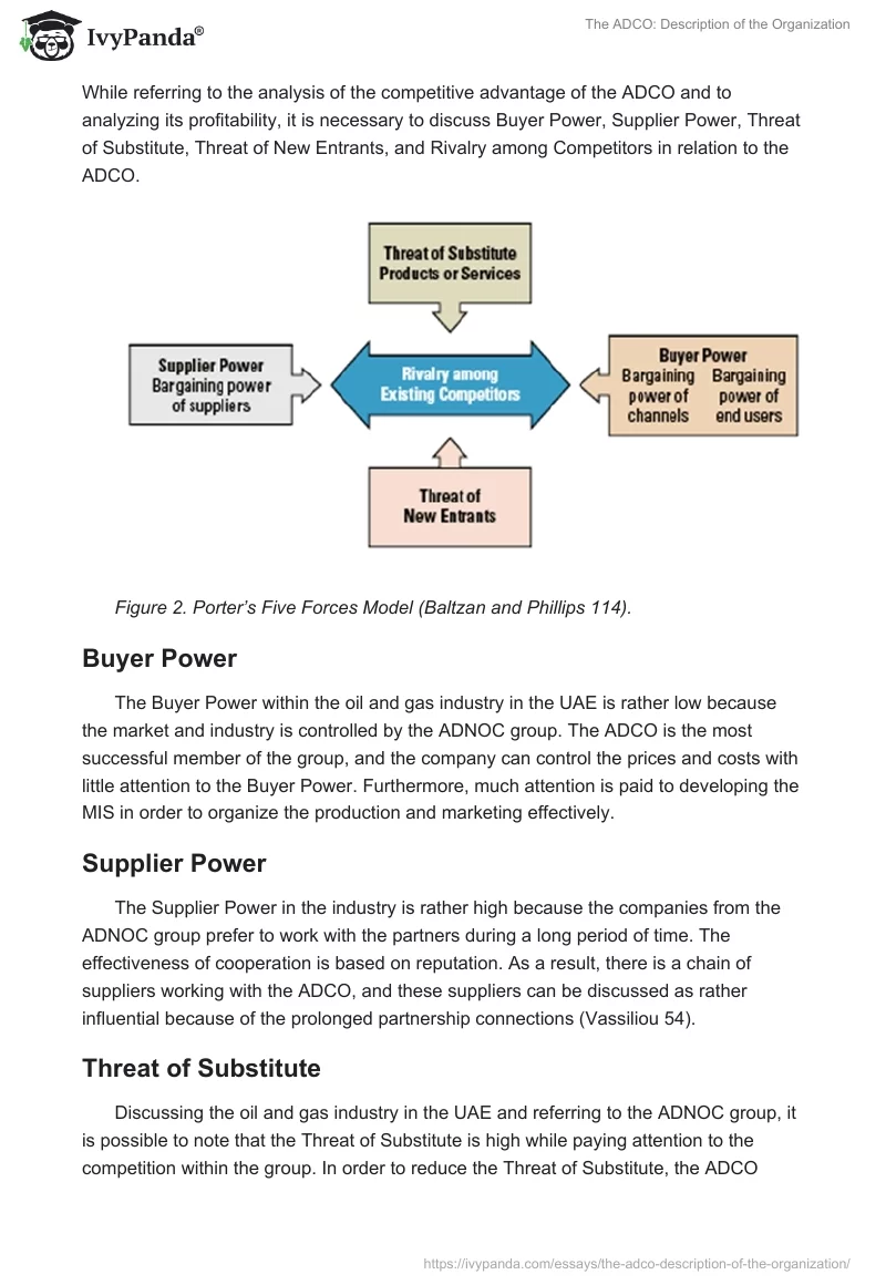 The ADCO: Description of the Organization. Page 5