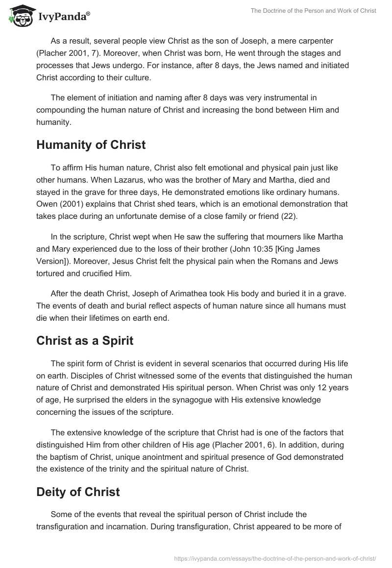 The Doctrine of the Person and Work of Christ. Page 2