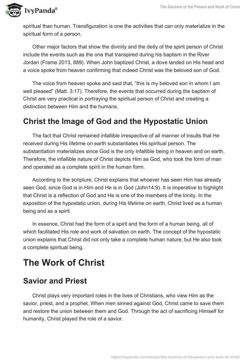 The Doctrine of the Person and Work of Christ. Page 3