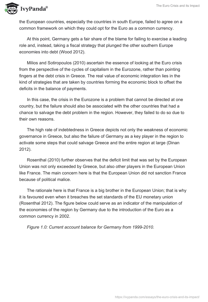The Euro Crisis and Its Impact. Page 3