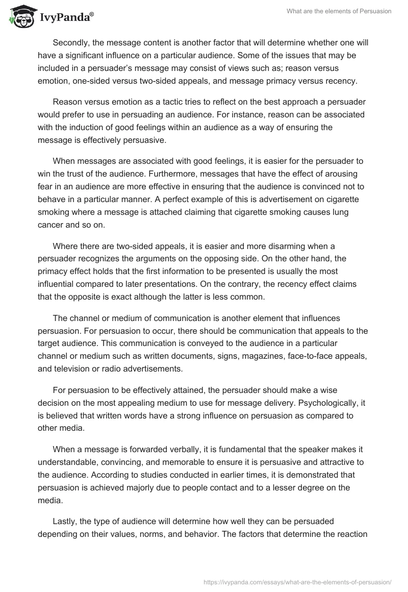 What Are the Elements of Persuasion. Page 2