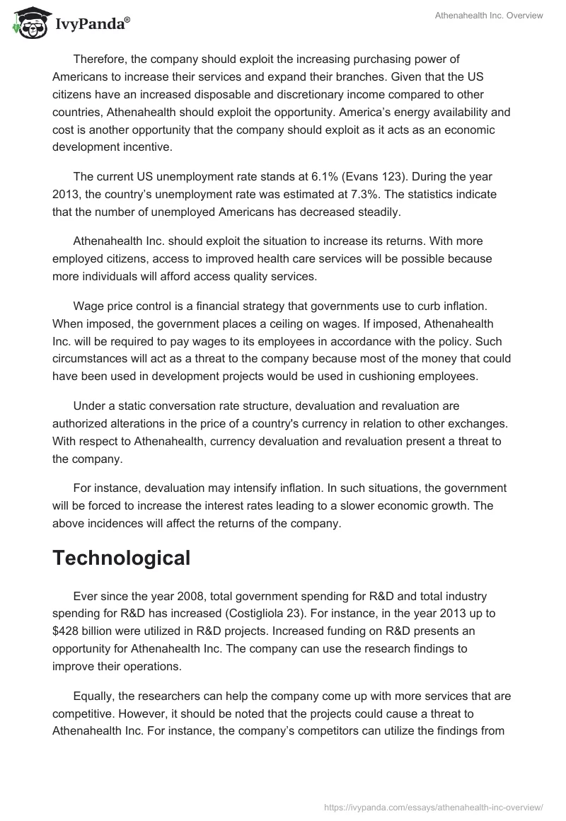Athenahealth Inc. Overview. Page 2