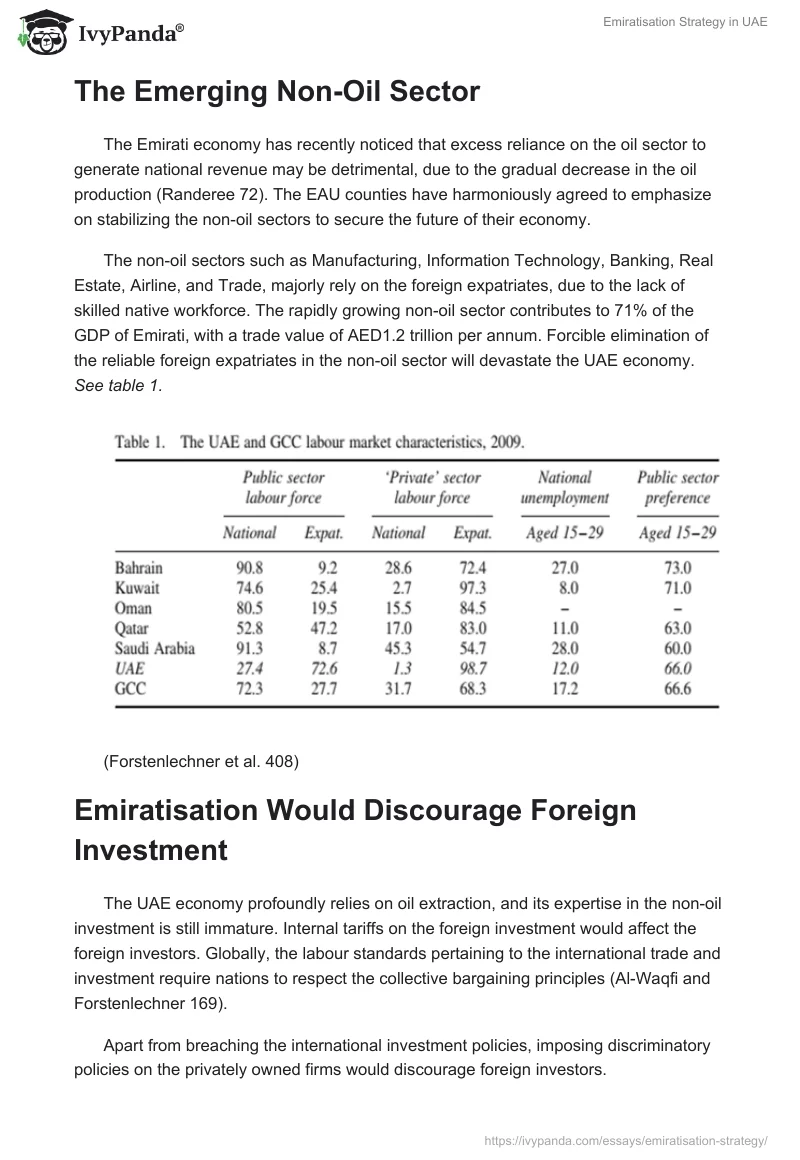 Emiratisation Strategy in UAE. Page 2