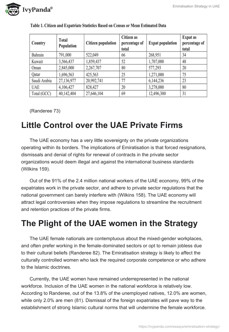 Emiratisation Strategy in UAE. Page 4