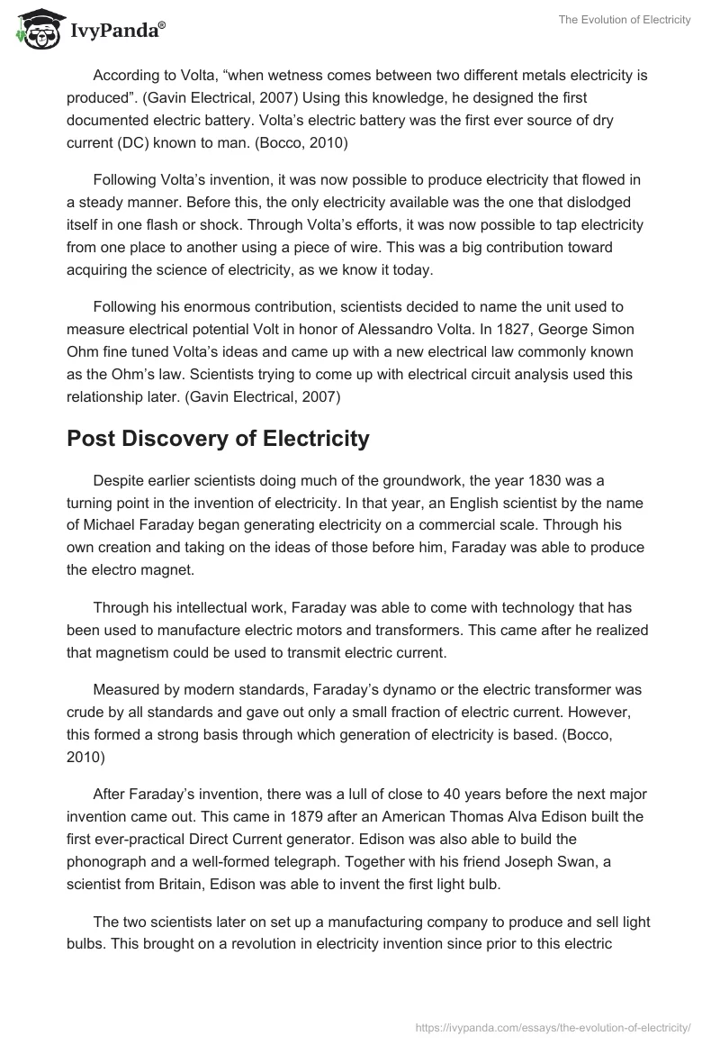 The Evolution of Electricity. Page 3