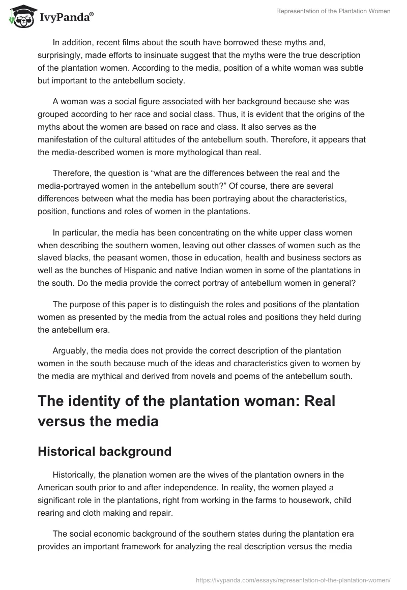 Representation of the Plantation Women. Page 2
