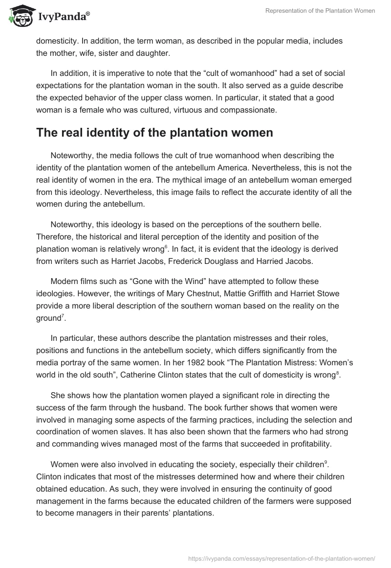 Representation of the Plantation Women. Page 4